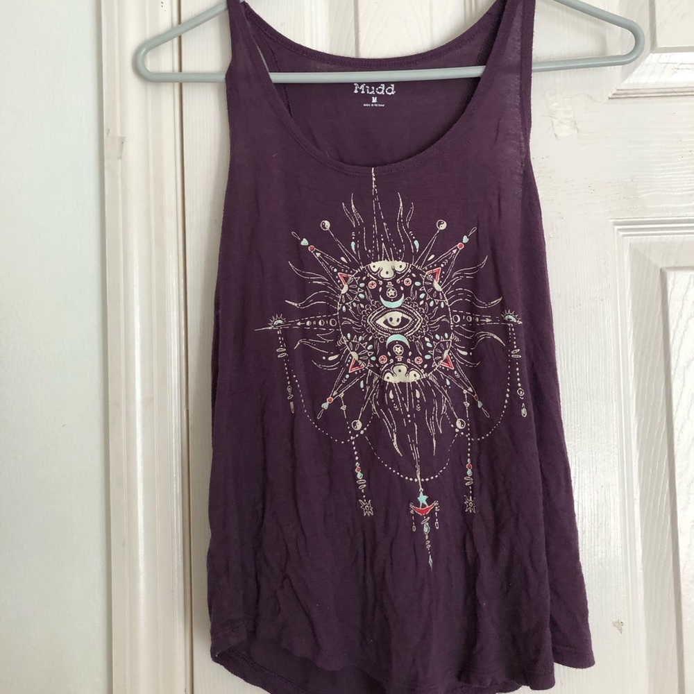 Mudd Purple Tank Top